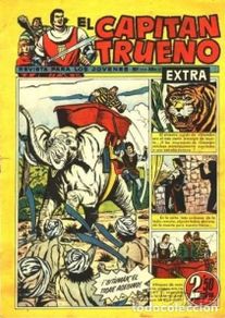 Tebeos: EL CAPITAN TRUENO EXTRA- Nº 104 -JOSÉ DUARTE-LUIS CASAMITJANA-1962-CORRECTO-MUY DIFÍCIL-LEAN-4167